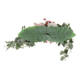 Max Artificial Flower Door Lintel Wreath Garland Window Door Decor Champagne
