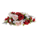Max Fake Flower Wedding Arrangement Bouquets Home Table Centerpieces Red