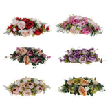 Max Fake Flower Wedding Arrangement Bouquets Home Table Centerpieces Red