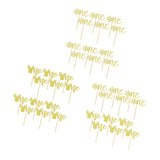 Max 12x ONE Cake Topper Design Cake Insert Card Shinning Cake Embellishments