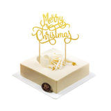 Max 6Pcs Cake Topper Merry Christmas Cupcake Toppers Picks Food Pick Sticks