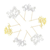 Max 6 Christmas Cake Topper Picks Photo Christmas Party Supplies Cake Decoration