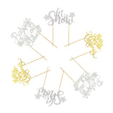 Max 6 Christmas Cake Topper Picks Photo Christmas Party Supplies Cake Decoration