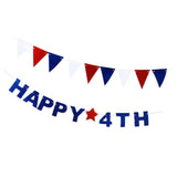 Max USA Sign Banner Party Hanging Decor for Independence Day  Happy 4th