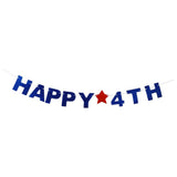 Max USA Sign Banner Party Hanging Decor for Independence Day  Happy 4th