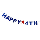 Max USA Sign Banner Party Hanging Decor for Independence Day  Happy 4th