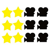 Max 12x Glitter Movie Theme Mini Stickers Decal Cards Making Favor Decor 38mm