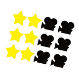 Max 12x Glitter Movie Theme Mini Stickers Decal Cards Making Favor Decor 38mm