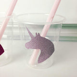 Max 12x Shiny Unicorn Stickers Decal Party Favor Laptop Diary Ornaments 58x38mm