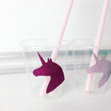 Max 12x Shiny Unicorn Stickers Decal Party Favor Laptop Diary Ornaments 58x38mm
