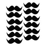 Max 12x Shiny Beards Paper Stickers Bottle Cup Label DIY Art Craft Party Favor