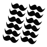 Max 12x Shiny Beards Paper Stickers Bottle Cup Label DIY Art Craft Party Favor