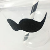 Max 12x Shiny Beards Paper Stickers Bottle Cup Label DIY Art Craft Party Favor