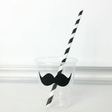 Max 12x Shiny Beards Paper Stickers Bottle Cup Label DIY Art Craft Party Favor