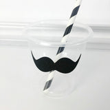Max 12x Shiny Beards Paper Stickers Bottle Cup Label DIY Art Craft Party Favor