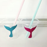 Max 12Pack Shiny Mermaid Paper Stickers Bottle Cup Label Decal Party Favor
