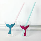 Max 12Pack Shiny Mermaid Paper Stickers Bottle Cup Label Decal Party Favor