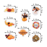 Max 24pcs Thanksgiving Cupcake Toppers Paper Cake Picks Food Decor Christmas