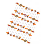 Max 48Set Thanksgiving Cupcake Toppers Cake Picks Cake Decoration Party Favor
