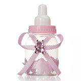 Max 12pcs Creative Nursing Bottle Candy Boxes Wedding Party Favor Pink