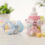 Max 12pcs Creative Nursing Bottle Candy Boxes Wedding Party Favor Pink