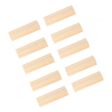 Max 10Pcs Rustic Natural Wood Place Card Holder Message Memo Wedding Decoration