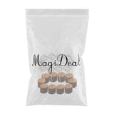 Max 10Pack Rustic Card Holders Table Number Stands Wooden Base Memo Note Clip