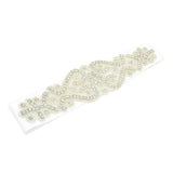 Max Crystal Bridal Sashes Dress Belt Silver Waistband Decoration Accessories