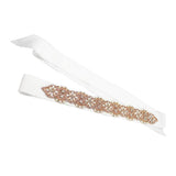 Max Flowers Rhinestone Crystal Dress Belt Sash Belt Shiny Evening Bridal Belts
