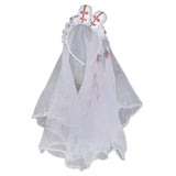 Max Halloween Skull Veil Headband Costume Cosplay Party Fancy Dress Red Skull
