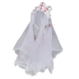 Max Halloween Skull Veil Headband Costume Cosplay Party Fancy Dress Red Skull
