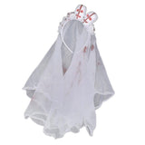 Max Halloween Skull Veil Headband Costume Cosplay Party Fancy Dress Red Skull