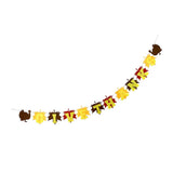 Max Thanksgiving Banner with Leaf Bunting Backdrop Home Fall Party Decor Favor