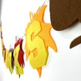 Max Thanksgiving Banner with Leaf Bunting Backdrop Home Fall Party Decor Favor