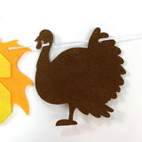 Max Thanksgiving Banner with Leaf Bunting Backdrop Home Fall Party Decor Favor