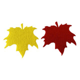 Max Maple Leaf Shape Coaster Cup Pad Non-woven Fabric Dinner Coffee Dish Tray