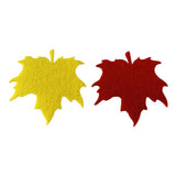 Max Maple Leaf Shape Coaster Cup Pad Non-woven Fabric Dinner Coffee Dish Tray