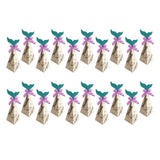 Max 20pcs Creative Triangle Cone Mermaid Candy Boxes Party Favor Grey