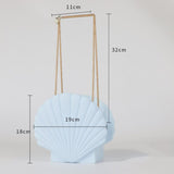 Max Novelty Shell Wedding Flower Girl Basket Flower Pot Garden Cafe Ornaments