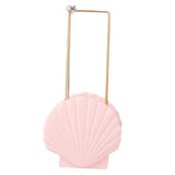 Max Sea Wind Shell Shape Romance Wedding Flower Basket Home Garden Decor Pink