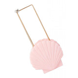 Max Sea Wind Shell Shape Romance Wedding Flower Basket Home Garden Decor Pink