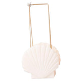 Max Sea Wind Shell Shape Romance Wedding Flower Basket Home Garden Decor White