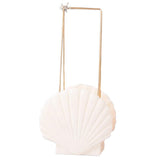 Max Sea Wind Shell Shape Romance Wedding Flower Basket Home Garden Decor White