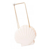 Max Sea Wind Shell Shape Romance Wedding Flower Basket Home Garden Decor White