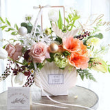 Max Sea Wind Shell Shape Romance Wedding Flower Basket Home Garden Decor White