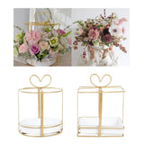 Max Metal Wedding Bridal Flower Basket Petals Storage Flower Basket Rectangle