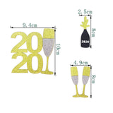 Max 12x Cake Topper 2020 Straws Goblet Cupcake Toppers Picks Sticks DIY Decor