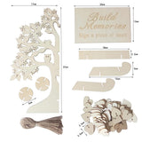Max Wood DIY Wedding Guest Book Wishing Tree Birthday Party Ornaments Ornaments