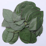 Max 100x Fake Rose Leaves Wedding Christmas Party Centerpiece Decor DIY Craft