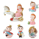 Max Fairytale Theme Cake Topper ABS Resin Birthday Party Favor Merry Go Round